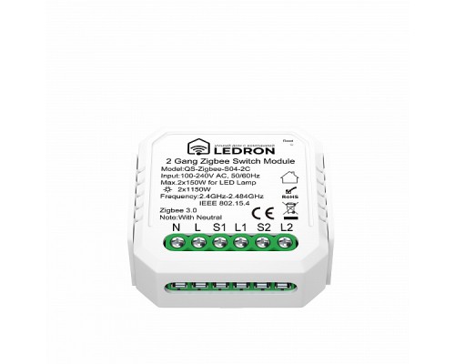 Модуль двухканальный QS-Zigbee-S04-2C