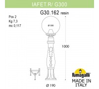 Садовый светильник-столбик FUMAGALLI IAFAET.R/G300 G30.162.000.VZF1R