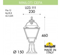 Ландшафтный фонарь FUMAGALLI MINILOT/CEFA U23.111.000.VYF1R