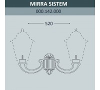 Консоль для паркового фонаря FUMAGALLI MIRRA SYS 000.142.000.A0