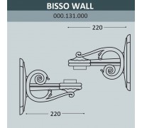 Консоль для паркового фонаря FUMAGALLI BISSO WALL 000.131.000.A0