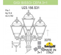 Садово-парковый фонарь FUMAGALLI GIGI BISSO/CEFA 3+1 U23.156.S31.AYF1R