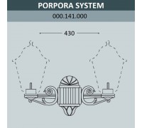 Консоль для паркового фонаря FUMAGALLI PORPORA SYS 000.141.000.A0