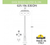 Садово-парковый фонарь FUMAGALLI GIGI BISSO/G250 3L DN. G25.156.S30.BYE27DN