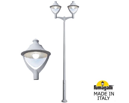 Парковый фонарь FUMAGALLI EKTOR 4000/MIDIPILAR/BEPPE 2L LED-HIP P50.372.A20.LXH27