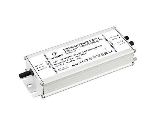 Блок питания Arlight ARPV-UH12100-PFC-Dali2-PH 12V 100W IP67 8,3A 029513(2)