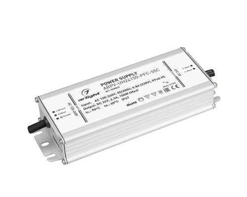 Блок питания Arlight ARPV-UH24150-PFC-55C 24V 150W IP67 6,3A 025045