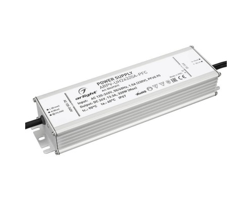 Блок питания Arlight ARPV-UH24320A-PFC 24V 320W IP67 3,3A 024272(1)