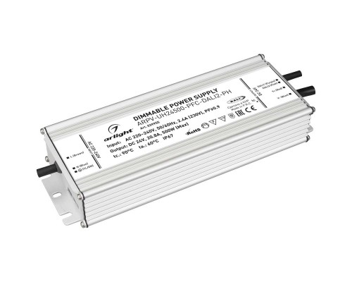 Блок питания Arlight ARPV-UH24500-PFC-Dali2-PH 24V 500W IP67 20,8A 039955