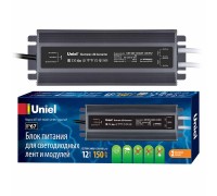 Блок питания Uniel 12V 150W IP67 12,5A UET-VAF-150A67 12V IP67 UL-00007577