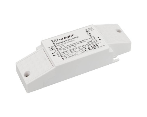 Драйвер Arlight ARJ-40-PFC-Triac-A 27-38V 40W IP20 0,7-1,05A 028185