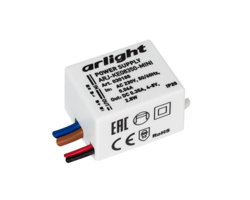 Драйвер Arlight ARJ-KE08350-Mini 4-8V 2,8W IP20 0,35A 030188