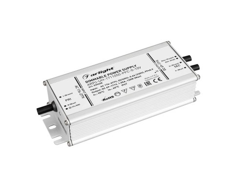 Драйвер Arlight ARPJ-UH-1711050-PFC-0-10V 69-171V 120W IP67 1,05A 039658