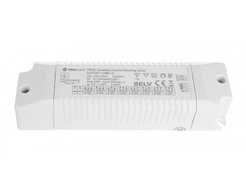 Драйвер Deko-Light Triac Multi CC EUP20T-1HMC-0 9-40V 20W IP20 0,35-0,7A 862141