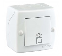 Кнопка звонка Mono Electric Octans IP20 белый 104-010101-107