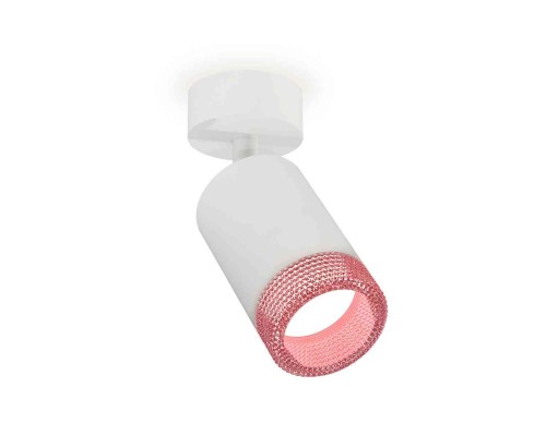 Комплект накладного светильника Ambrella light Techno Spot XM6312003 SWH/PI белый песок/розовый (A2202, C6312, N6152)
