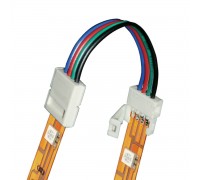 Коннектор для светодиодных лент Uniel UCX-SS4/B20-RGB White 020 06613