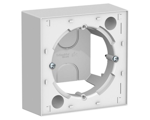 Коробка для наружного монтажа Schneider Electric AtlasDesign белая ATN000100