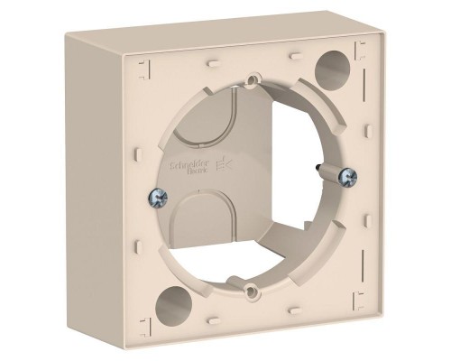 Коробка для наружного монтажа Schneider Electric AtlasDesign бежевая ATN000200