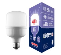 Лампа LED сверхмощная Volpe E27 50W 6500K матовая LED-M80-50W/6500K/E27/FR/NR UL-00006792