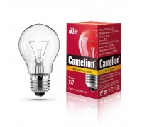 Лампа накаливания Camelion E27 60W 60/A/CL/E27 7277