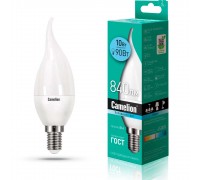 Лампа светодиодная Camelion E14 10W 4500K LED10-CW35/845/E14 14404