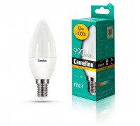 Лампа светодиодная Camelion E14 12W 3000K LED12-C35/830/E14 13687