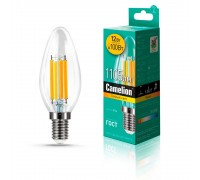 Лампа светодиодная Camelion E14 12W 3000K LED12-C35-FL/830/E14 13708