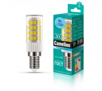 Лампа светодиодная Camelion E14 4W 4500K LED4-S105/845/E14 13156