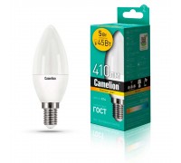 Лампа светодиодная Camelion E14 5W 3000K LED5-C35/830/E14 12031