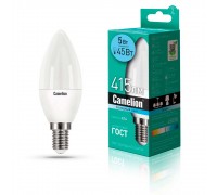 Лампа светодиодная Camelion E14 5W 4500K LED5-C35/845/E14 12032