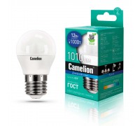 Лампа светодиодная Camelion E27 12W 6500K LED12-G45/865/E27 13698