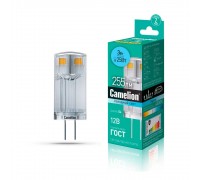 Лампа светодиодная Camelion G4 3W 4500K LED3-G4-JC-NF/845/G4 13701