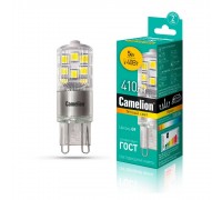 Лампа светодиодная Camelion G9 5W 3000K LED5-G9-NF/830/G9 13704