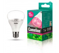 Лампа светодиодная для растений Camelion E27 15W LED15-PL/BIO/E27 12770