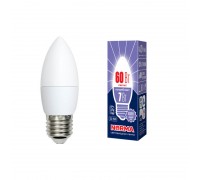 Лампа светодиодная E27 7W 6500K матовая LED-C37-7W/DW/E27/FR/NR UL-00003797