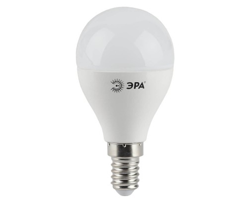 Лампа светодиодная ЭРА E14 5W 2700K матовая LED P45-5W-827-E14 Б0028485