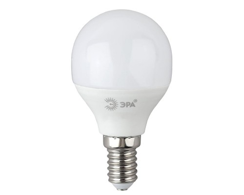 Лампа светодиодная ЭРА E14 6W 4000K матовая LED P45-6W-840-E14 R Б0052443