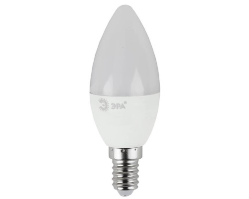 Лампа светодиодная ЭРА E14 7W 6000K матовая LED B35-7W-860-E14 Б0031400