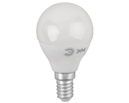 Лампа светодиодная ЭРА E14 8W 4000K матовая ECO LED P45-8W-840-E14 Б0030023