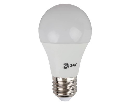 Лампа светодиодная ЭРА E27 10W 2700K матовая ECO LED A60-10W-827-E27 Б0028006