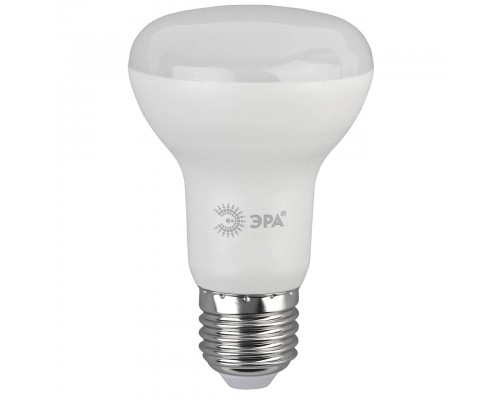 Лампа светодиодная ЭРА E27 8W 6000K матовая LED R63-8W-860-E27 Б0048024