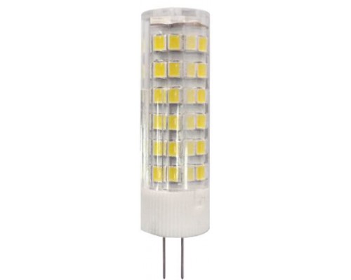 Лампа светодиодная ЭРА G4 7W 4000K прозрачная LED JC-7W-220V-CER-840-G4 Б0027860