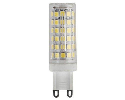 Лампа светодиодная ЭРА G9 9W 4000K прозрачная LED JCD-9W-CER-840-G9 Б0033186