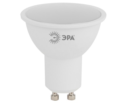 Лампа светодиодная ЭРА GU10 6W 4000K матовая LED MR16-6W-840-GU10 Б0020544