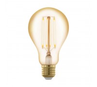 Лампа светодиодная филаментная диммируемая Eglo E27 4W 2200К янтарь 12858