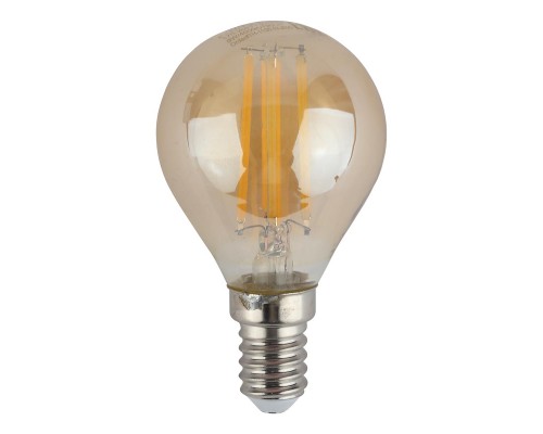 Лампа светодиодная филаментная ЭРА E14 9W 2700K золотая F-LED P45-9w-827-E14 gold Б0047022