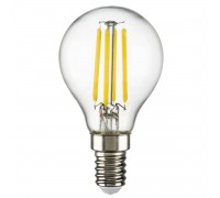 Лампа светодиодная филаментная Lightstar LED Filament E14 6W 3000K грушая прозрачная 933802