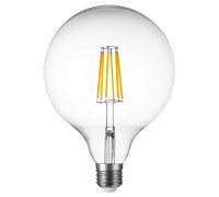 Лампа светодиодная филаментная Lightstar LED Filament E27 10W 3000K груша прозрачная 933202