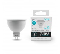 Лампа светодиодная Gauss GU5.3 3.5W 4100K матовая 13524